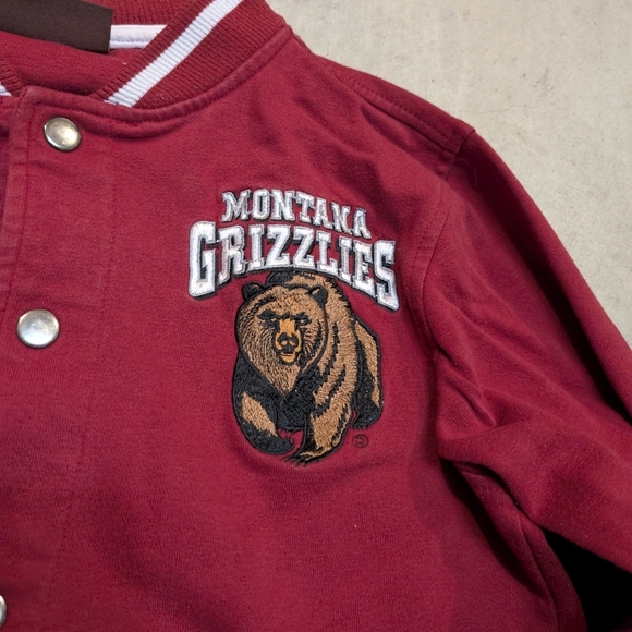 Montana Grizzlies Red Varsity Jacket Women's XS-S UofM - Picture 2 of 7